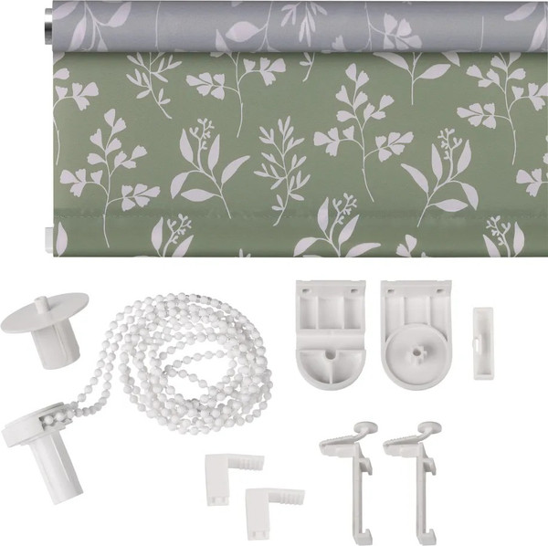 Изображение товара Рулонная штора Franc Gardiner Print Луговые травы 90х160 / 9403217791 (зеленый)