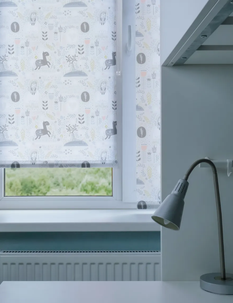 Изображение товара Рулонная штора Franc Gardiner Print Сказочный лес 60х160 / 9403217472 (серый)