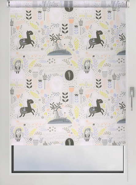 Изображение товара Рулонная штора Franc Gardiner Print Сказочный лес 60х160 / 9403217472 (серый)