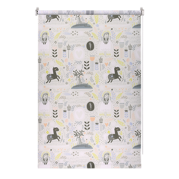 Изображение товара Рулонная штора Franc Gardiner Print Сказочный лес 90х160 / 9403218121 (серый)