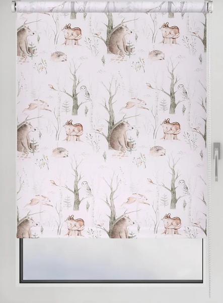 Изображение товара Рулонная штора Franc Gardiner Print Лесные друзья медведи, день 90х160 / 9403219118