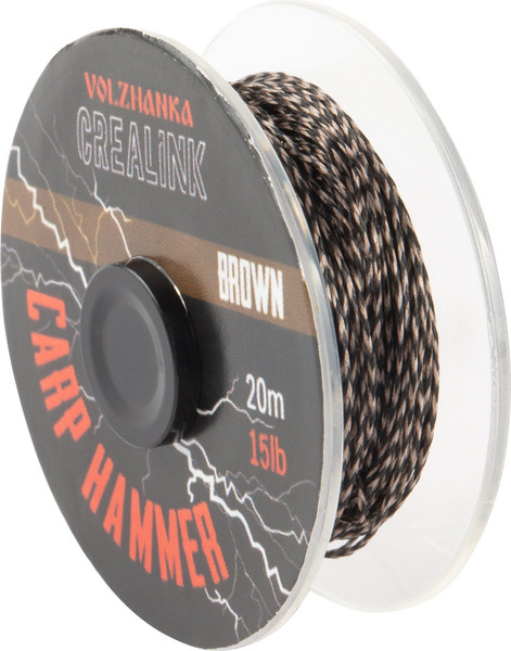 Изображение товара Поводковый материал Волжанка CreaLink 15LB / PM-CL-15B (20м, коричневый)