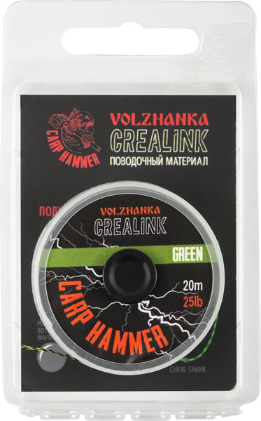 Изображение товара Поводковый материал Волжанка CreaLink 25LB / PM-CL-25G (20м, зеленый)