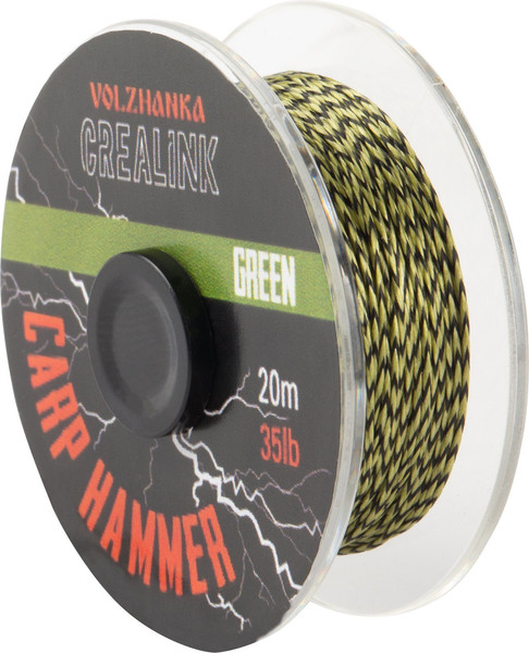 Изображение товара Поводковый материал Волжанка CreaLink 35LB / PM-CL-35G (20м, зеленый)