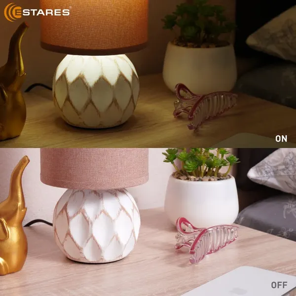 Изображение товара Прикроватная лампа Estares Cofi 1xE14 R-120x220-CARAMEL-220-IP20