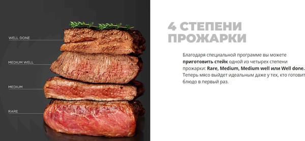 Изображение товара Электрогриль Redmond SteakMaster GM303 (серый)