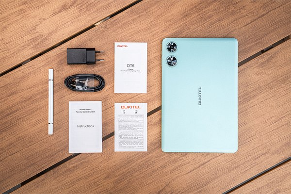 Изображение товара Планшет Oukitel OT6 KIDS 4GB/64GB WiFi с чехлом и стилусом (серый)