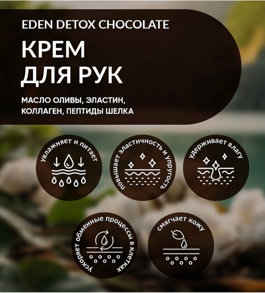Изображение товара Крем для рук Eden Detox Chocolate (50мл)