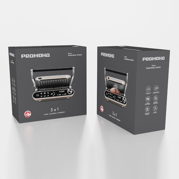 Изображение товара Электрогриль Redmond SteakMaster GM303 (бежевый)