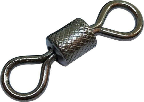 Изображение товара Набор вертлюгов рыболовных Волжанка Rolling Ribbed Swivel 102 9кг / RRS102-12 (10шт)