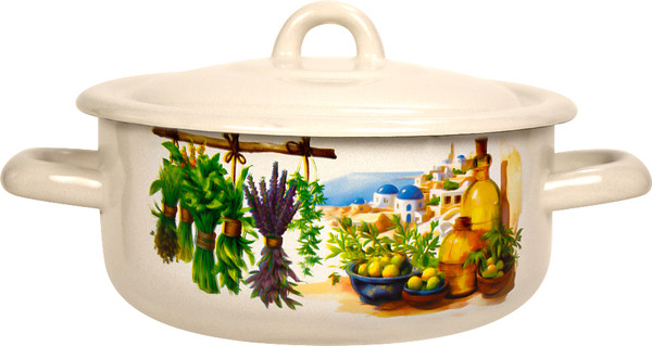 Изображение товара Кастрюля Лысьвенские эмали Санторини С-16072/4ЖмЭК