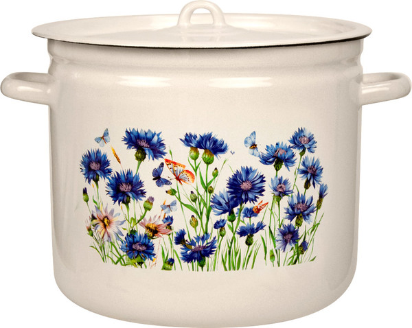 Изображение товара Кастрюля Лысьвенские эмали Васильки С-1624/4ЖмЭК