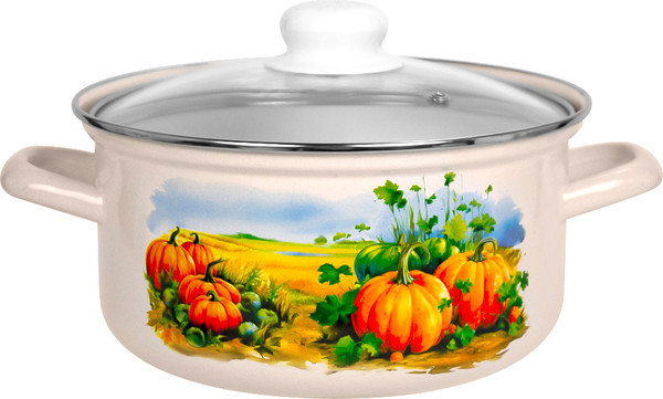 Изображение товара Кастрюля Лысьвенские эмали Осенний вайб С-1512 САП2/4ЖмЭК