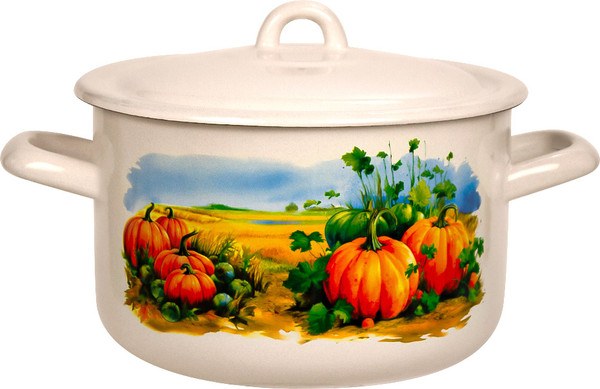 Изображение товара Кастрюля Лысьвенские эмали Осенний вайб С-16141/4ЖмЭК