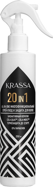 Изображение товара Спрей для укладки волос Krassa Многофункциональный 20в1 (250мл)