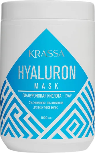 Изображение товара Маска для волос Krassa с гиалуроновой кислотой (1л)