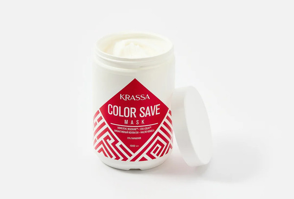 Изображение товара Маска для волос Krassa для сохранения цвета окрашенных волос (1л)