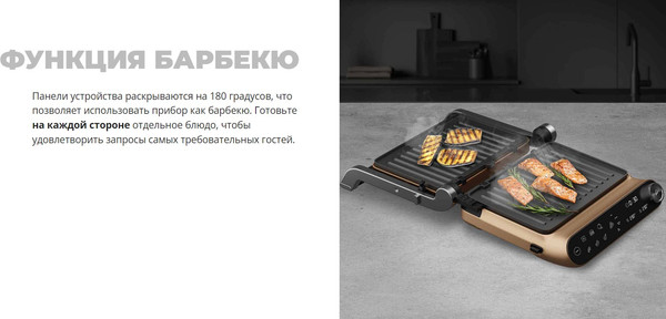 Изображение товара Электрогриль Redmond SteakMaster GM303 (бронзовый)