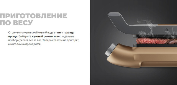 Изображение товара Электрогриль Redmond SteakMaster GM303 (бронзовый)