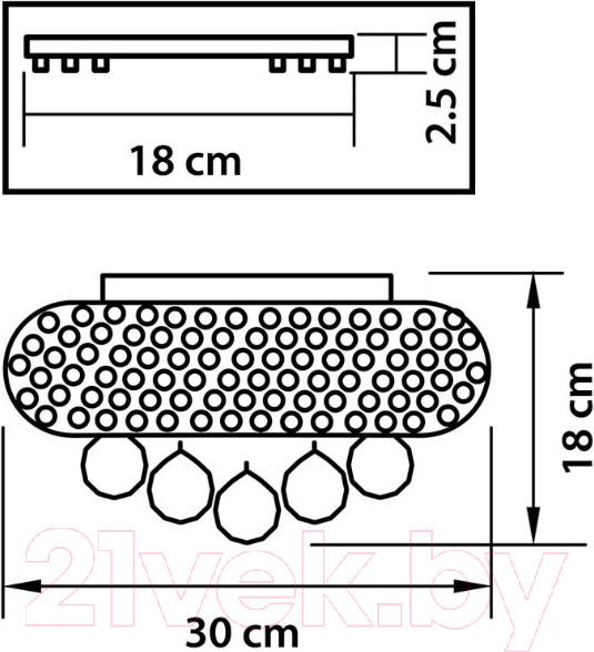 Изображение товара Люстра Osgona Monile 704034