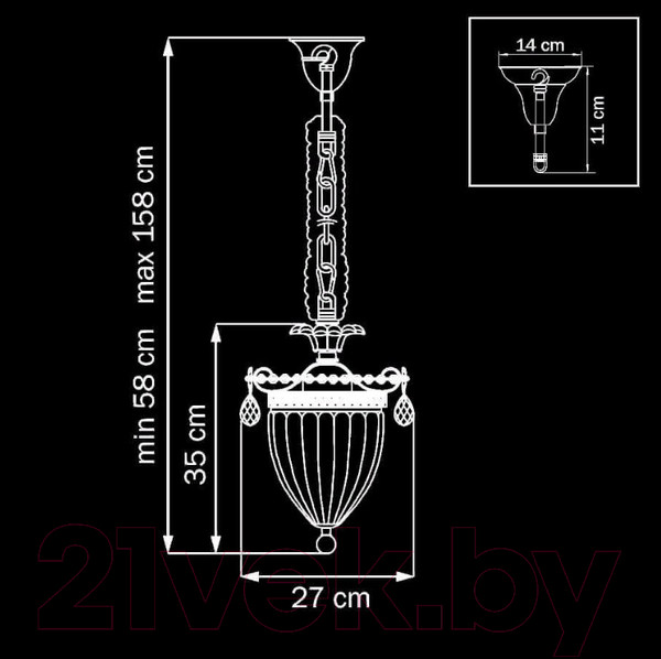 Изображение товара Потолочный светильник Osgona Schon 790031