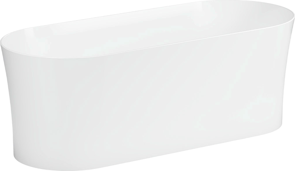 Изображение товара Ванна из искусственного мрамора Belux Берген Бг-1700 (18, белый матовый/Solid Surface)