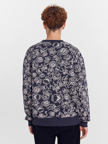 Изображение товара Свитшот Mark Formelle 121865/1 (р.112-182/188, персонажи на графитовом)