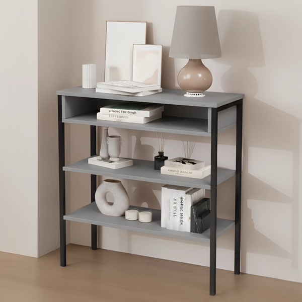 Изображение товара Стеллаж Mio Tesoro Mila Loft (серый/черный)