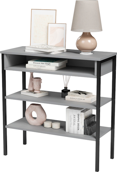 Изображение товара Стеллаж Mio Tesoro Mila Loft (серый/черный)