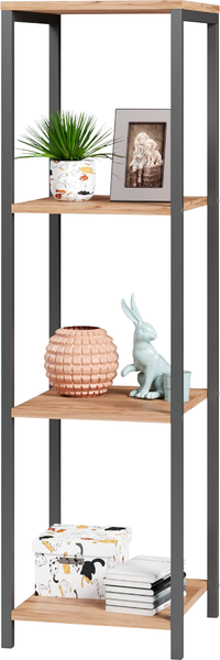 Изображение товара Стеллаж Mio Tesoro Mini Joy Loft (дуб золотой крафт/черный)