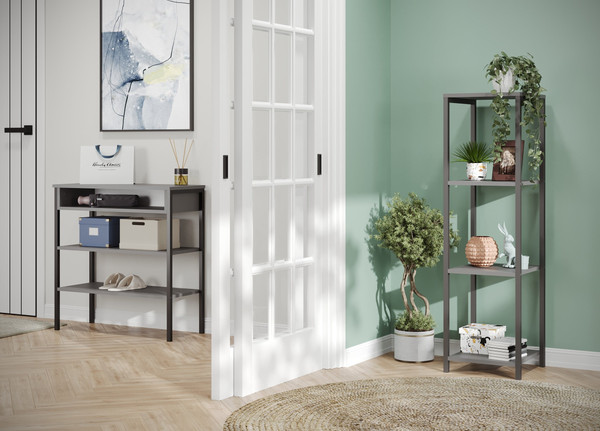 Изображение товара Стеллаж Mio Tesoro Mini Joy Loft (серый/черный)