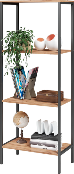 Изображение товара Стеллаж Mio Tesoro Joy Loft (дуб золотой крафт/черный)