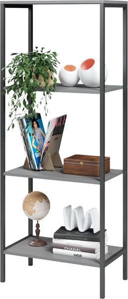 Стеллаж Mio Tesoro Joy Loft (серый/черный)