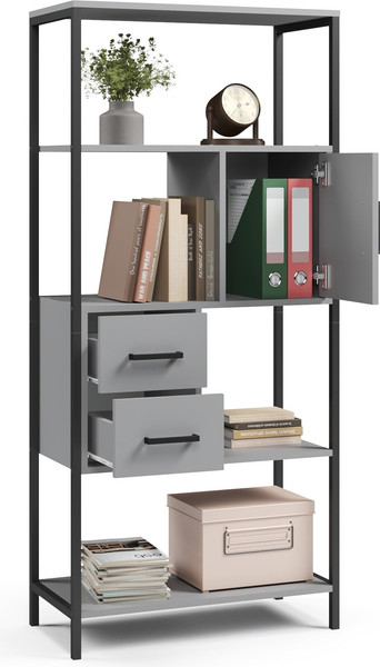 Изображение товара Стеллаж Mio Tesoro Cool Joy Loft (серый/черный)
