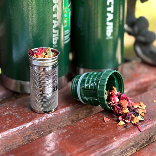 Изображение товара Термос для напитков Биосталь Охота NBR-ZG (1.6л, зеленый)