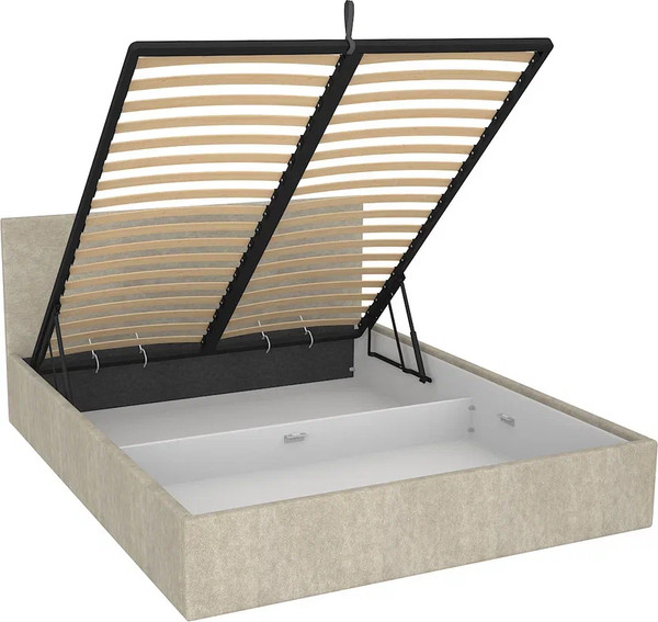 Изображение товара Двуспальная кровать МДК Диана Ivory с подъемным механизмом КР2-IV1600 160x200