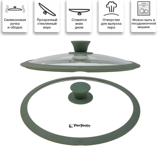 Изображение товара Крышка стеклянная Perfecto Linea 25-024322