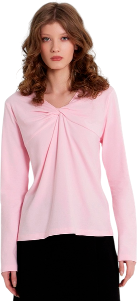 Изображение товара Лонгслив Mark Formelle 122937 (р.164/170-100-106, бледно-розовый)