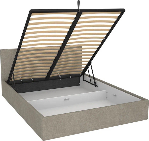 Изображение товара Двуспальная кровать МДК Диана Beige с подъемным механизмом КР2-BE1600 160x200