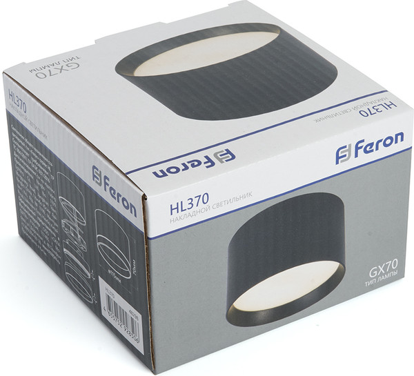 Изображение товара Точечный светильник Feron HL370 / 48298 (черный)