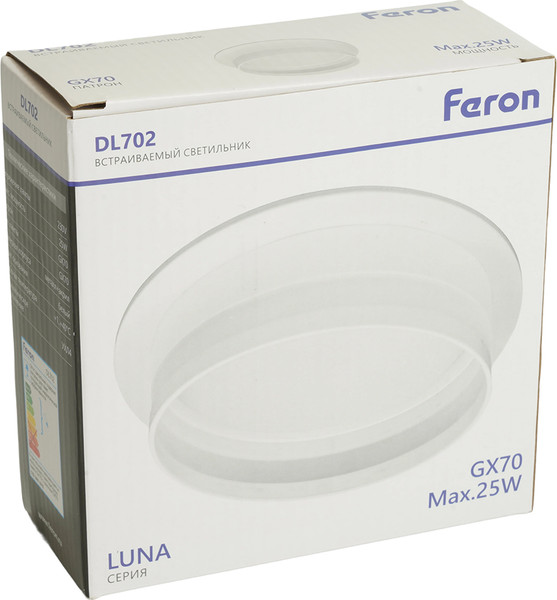 Изображение товара Точечный светильник Feron DL702 Luna / 51097 (белый)