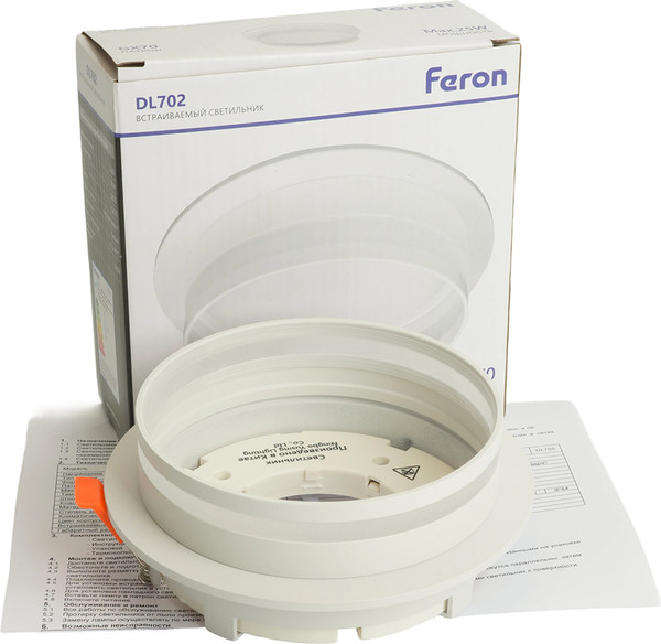 Изображение товара Точечный светильник Feron DL702 Luna / 51097 (белый)