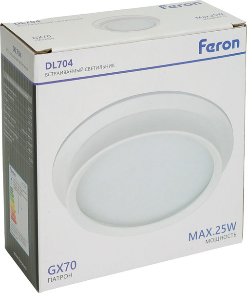 Изображение товара Точечный светильник Feron DL704 / 51105 (белый)