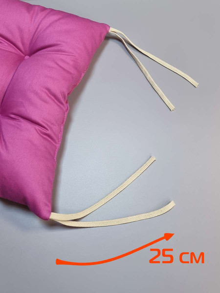 Изображение товара Подушка на стул MATEX Simplex / 56-294 (фуксия)