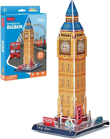 Изображение товара Конструктор CubicFun Биг-Бен / E1625h (21эл)