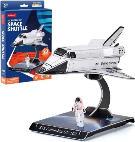 Изображение товара Конструктор CubicFun Космический шатл / E1626h (23эл)