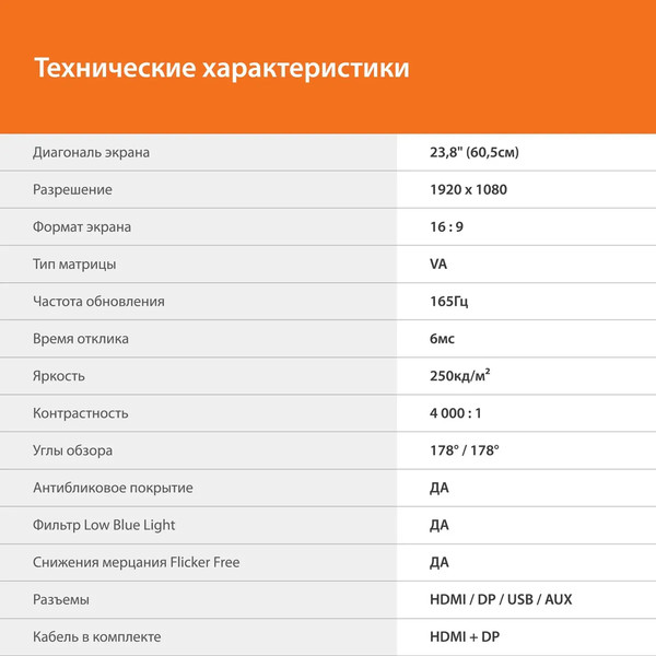 Изображение товара Монитор Sunwind SUN-M24BG110