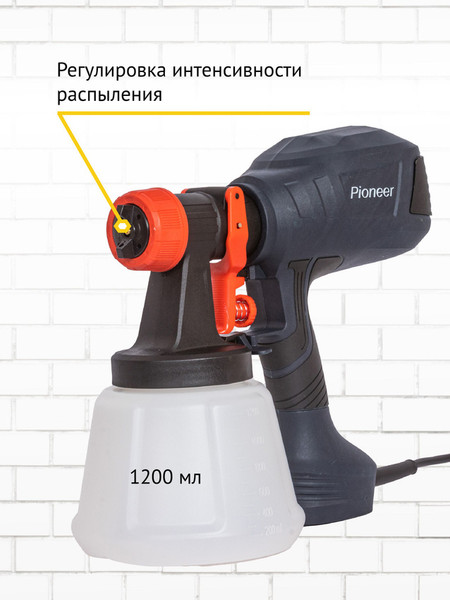 Изображение товара Краскопульт электрический Pioneer SG-6012-01