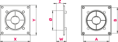 Изображение товара Решетка вентиляционная Awenta RWO125CZ