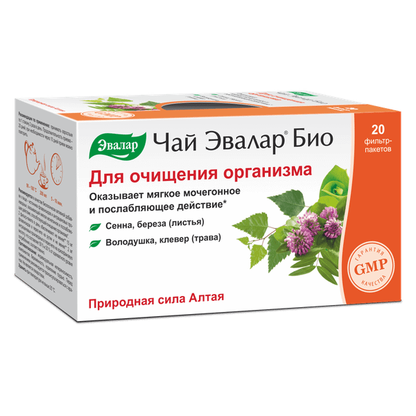 Изображение товара Пищевая добавка Эвалар БИО для очищения организма (20шт)